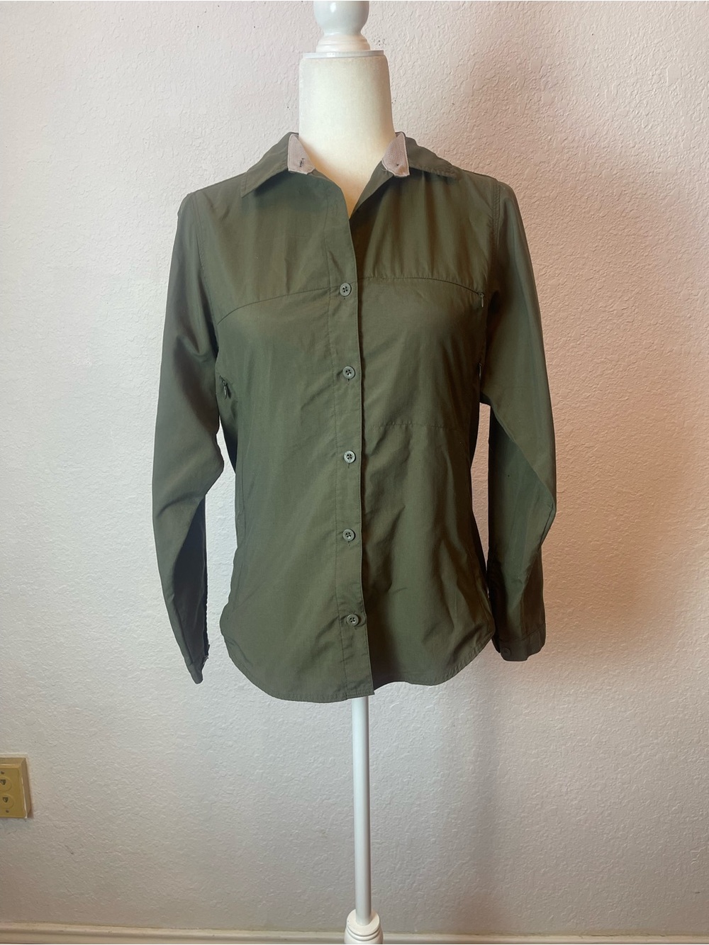 REI co-op Sahara Women's Long-Sleeve Button-Up Shirt with multiplied pockets